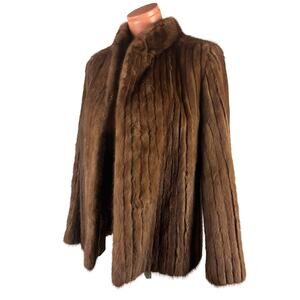 Luxury Demi-Buff Mink Coat Jacket Size fits S